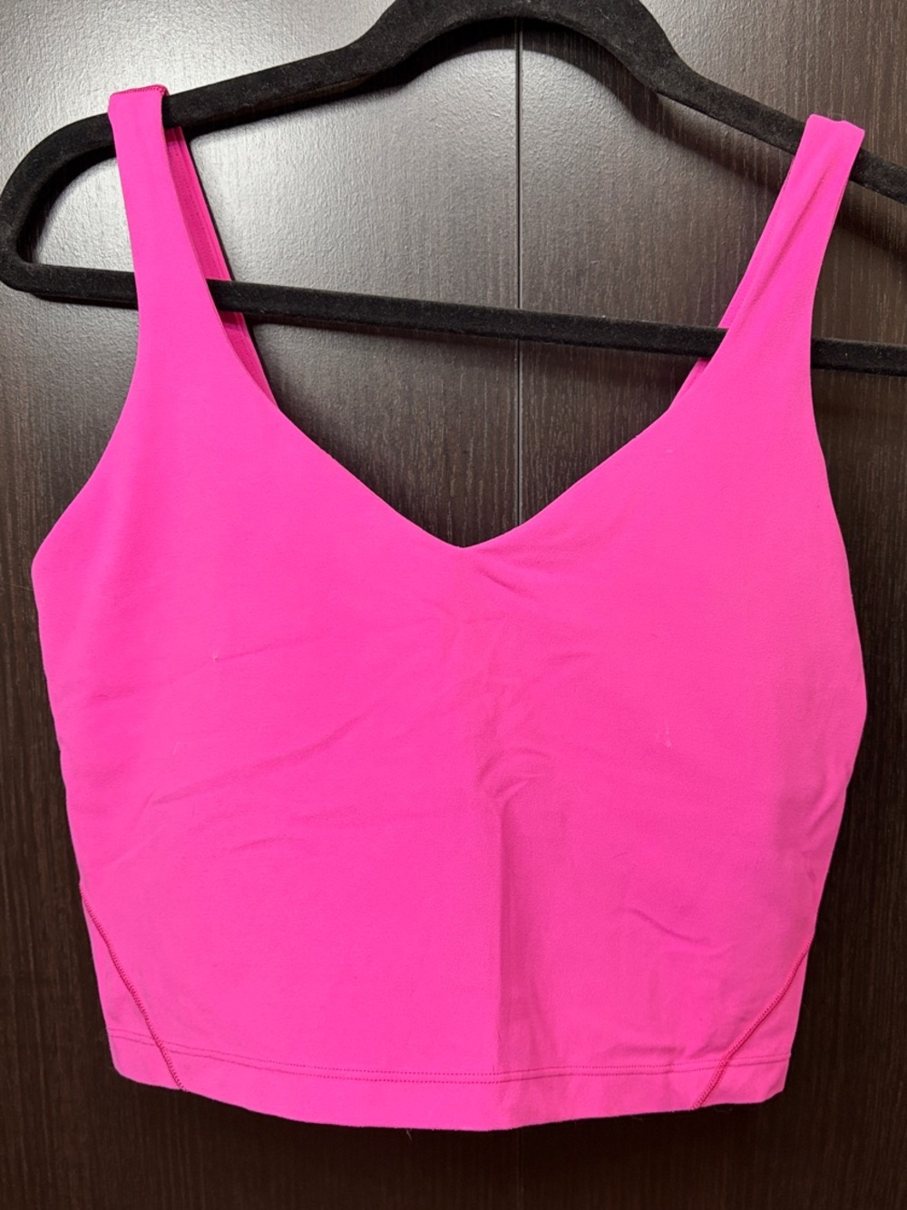 lululemon athletica Hot Pink V-Neck Tank